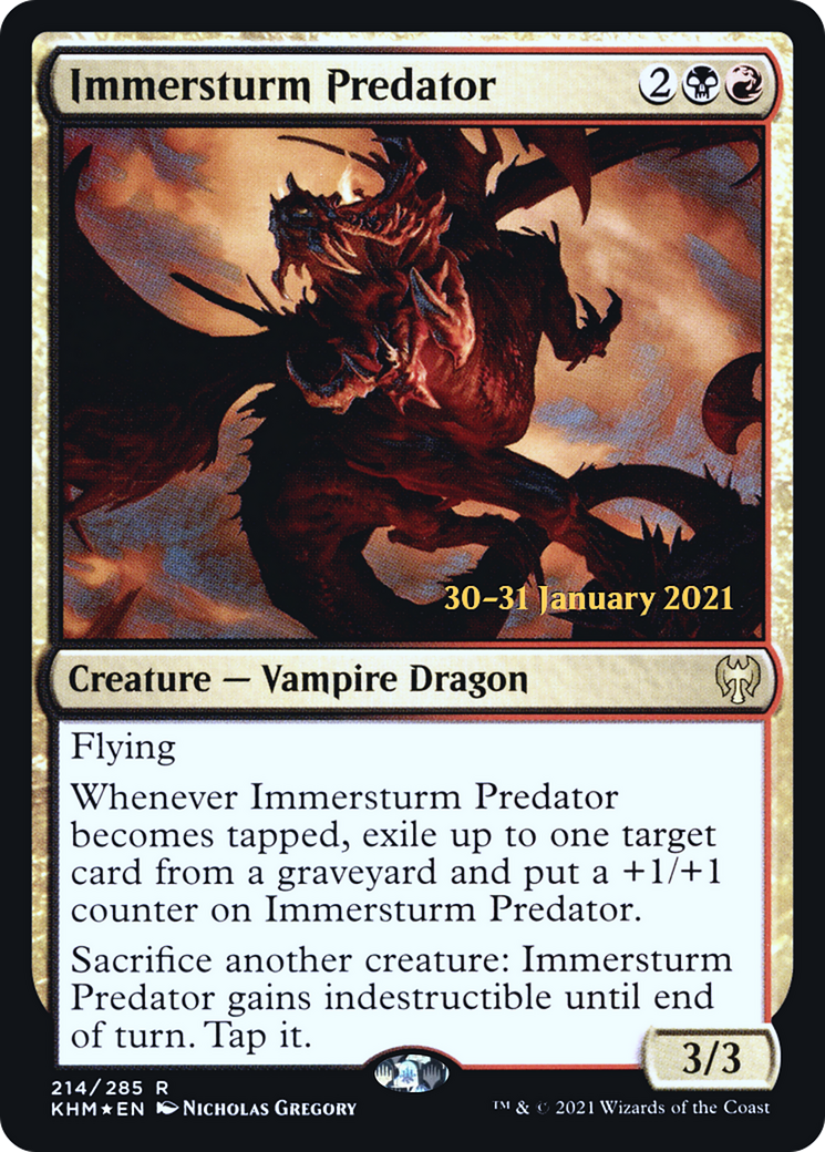 Immersturm Predator [Kaldheim Prerelease Promos] | GrognardGamesBatavia