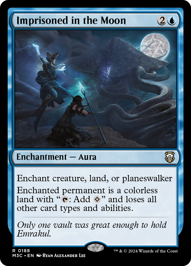 Imprisoned in the Moon (Ripple Foil) [Modern Horizons 3 Commander] | GrognardGamesBatavia