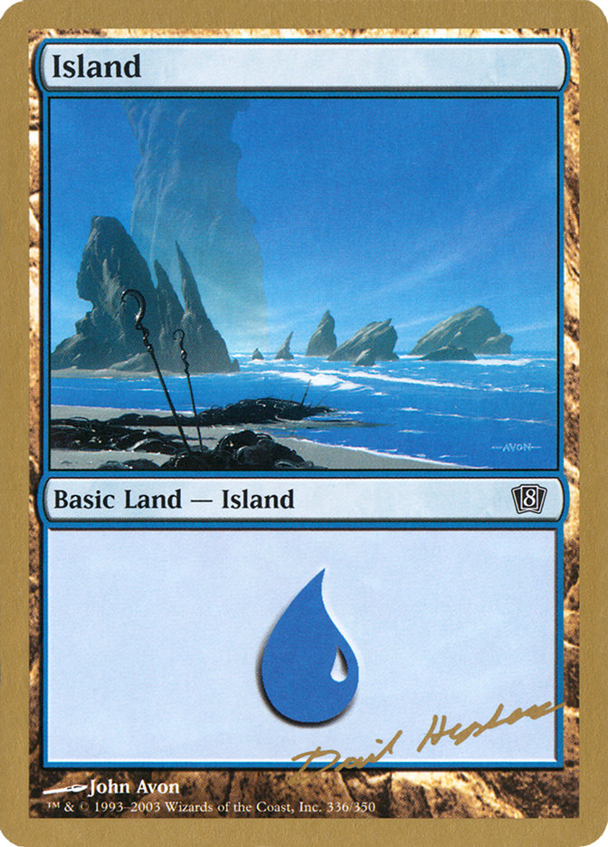 Island (dh336) (Dave Humpherys) [World Championship Decks 2003] | GrognardGamesBatavia