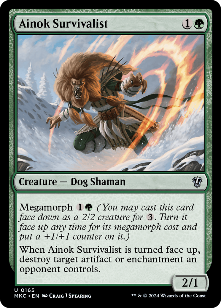 Ainok Survivalist [Murders at Karlov Manor Commander] | GrognardGamesBatavia