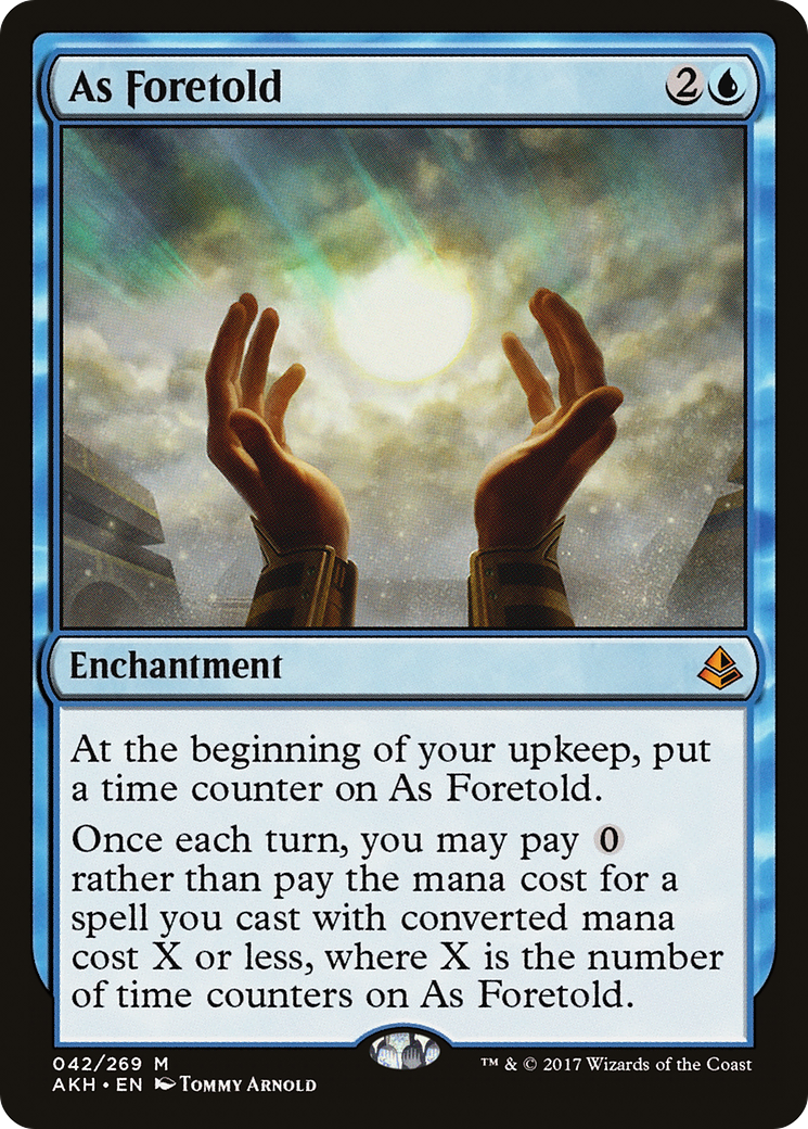 As Foretold [Amonkhet] | GrognardGamesBatavia