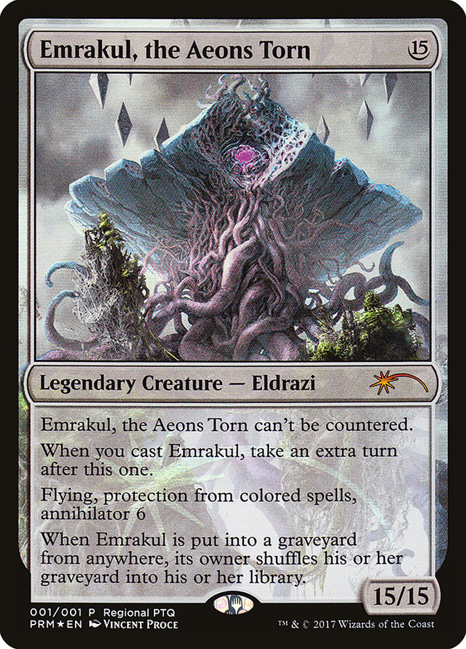 Emrakul, the Aeons Torn (Regional PTQ) [Pro Tour Promos] | GrognardGamesBatavia