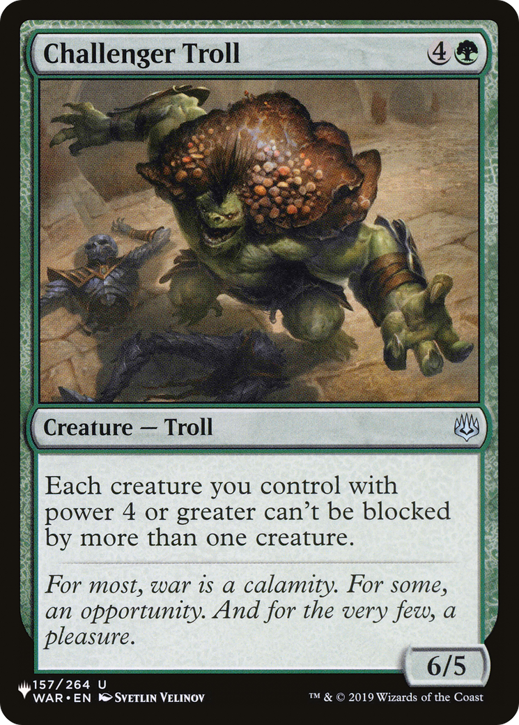 Challenger Troll [The List] | GrognardGamesBatavia