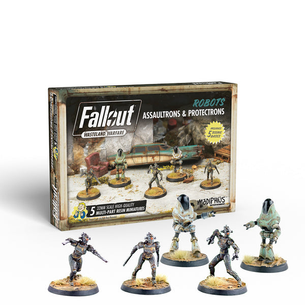 Fallout Wasteland Warfare Robots Assaultrons & Protectrons | GrognardGamesBatavia