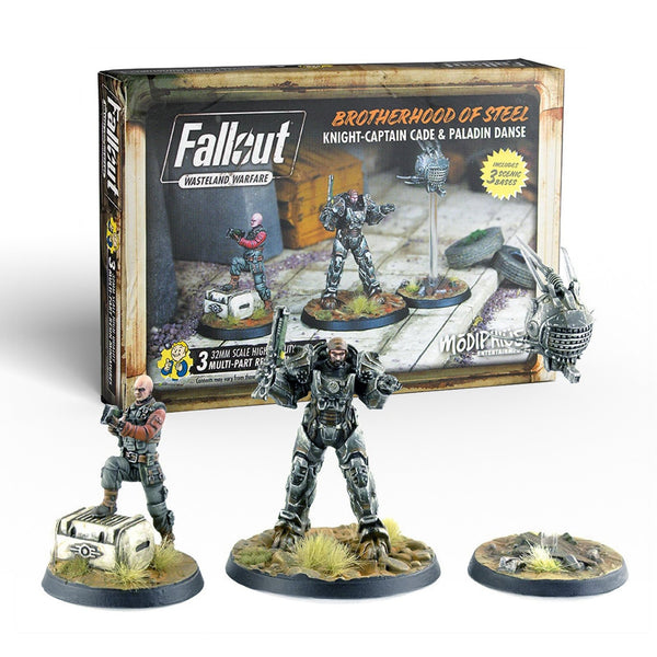 Fallout: Wasteland Warfare - Brotherhood of Steel - Knight-Captain Cade and Paladin Danse | GrognardGamesBatavia