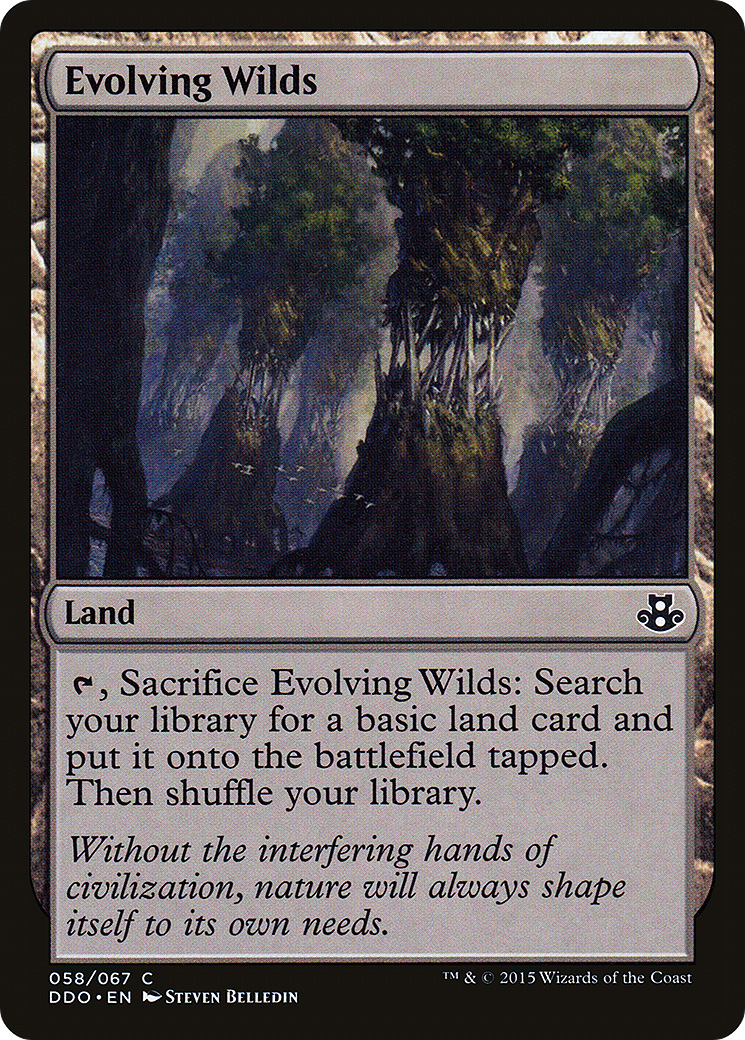 Evolving Wilds [Duel Decks: Elspeth vs. Kiora] | GrognardGamesBatavia
