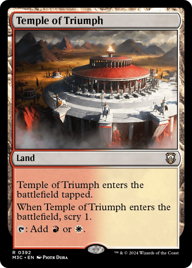 Temple of Triumph [Modern Horizons 3 Commander] | GrognardGamesBatavia