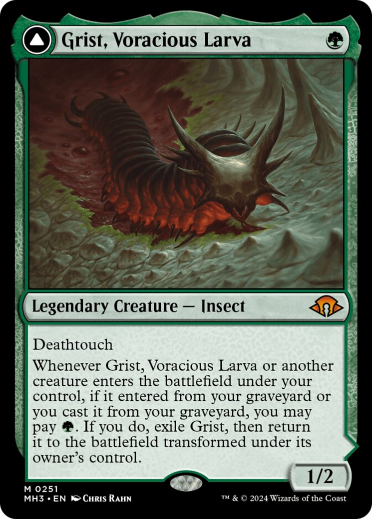 Grist, Voracious Larva // Grist, the Plague Swarm [Modern Horizons 3] | GrognardGamesBatavia