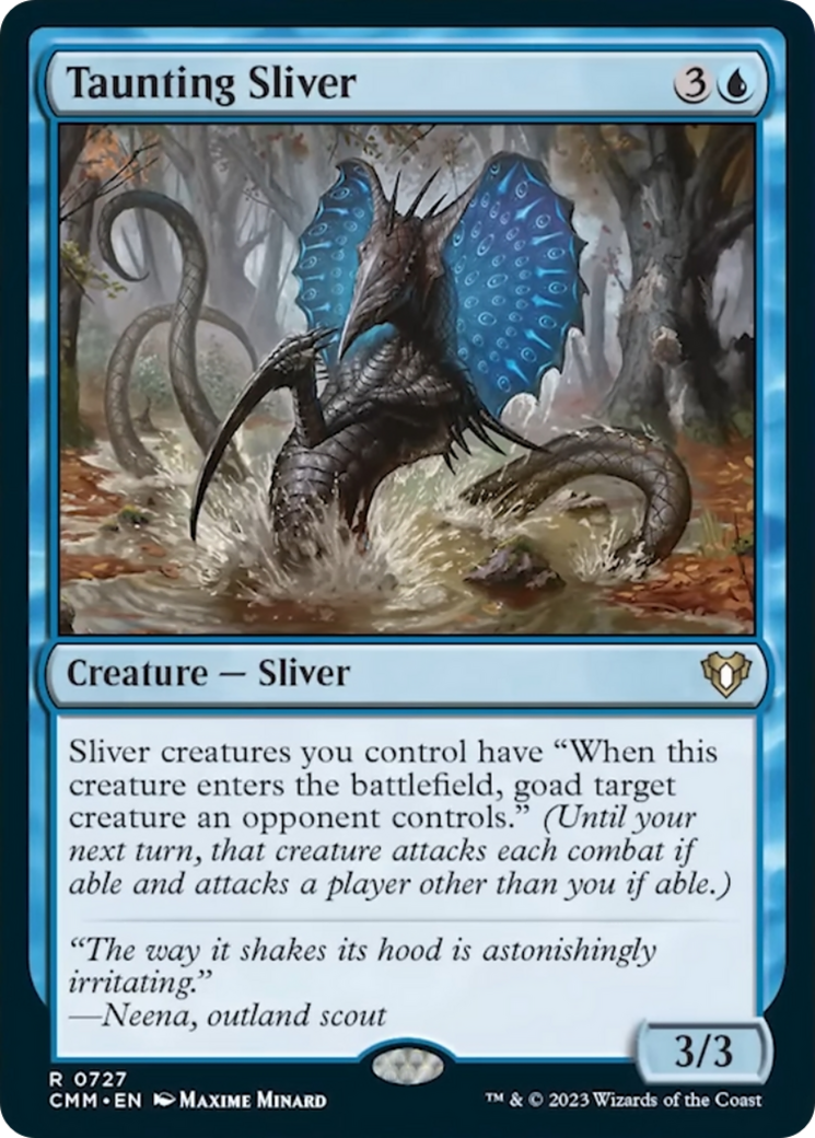 Taunting Sliver [Commander Masters] | GrognardGamesBatavia