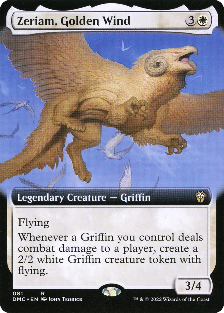 Zeriam, Golden Wind (Extended Art) [Dominaria United Commander] | GrognardGamesBatavia