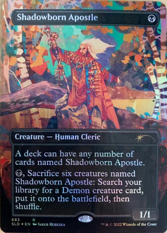 Shadowborn Apostle (Borderless) (683) [Secret Lair Drop Promos] | GrognardGamesBatavia