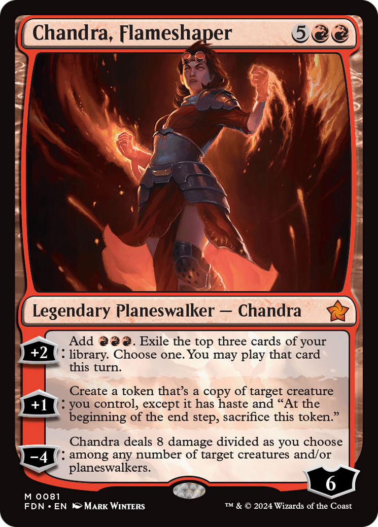 Chandra, Flameshaper [Foundations] | GrognardGamesBatavia