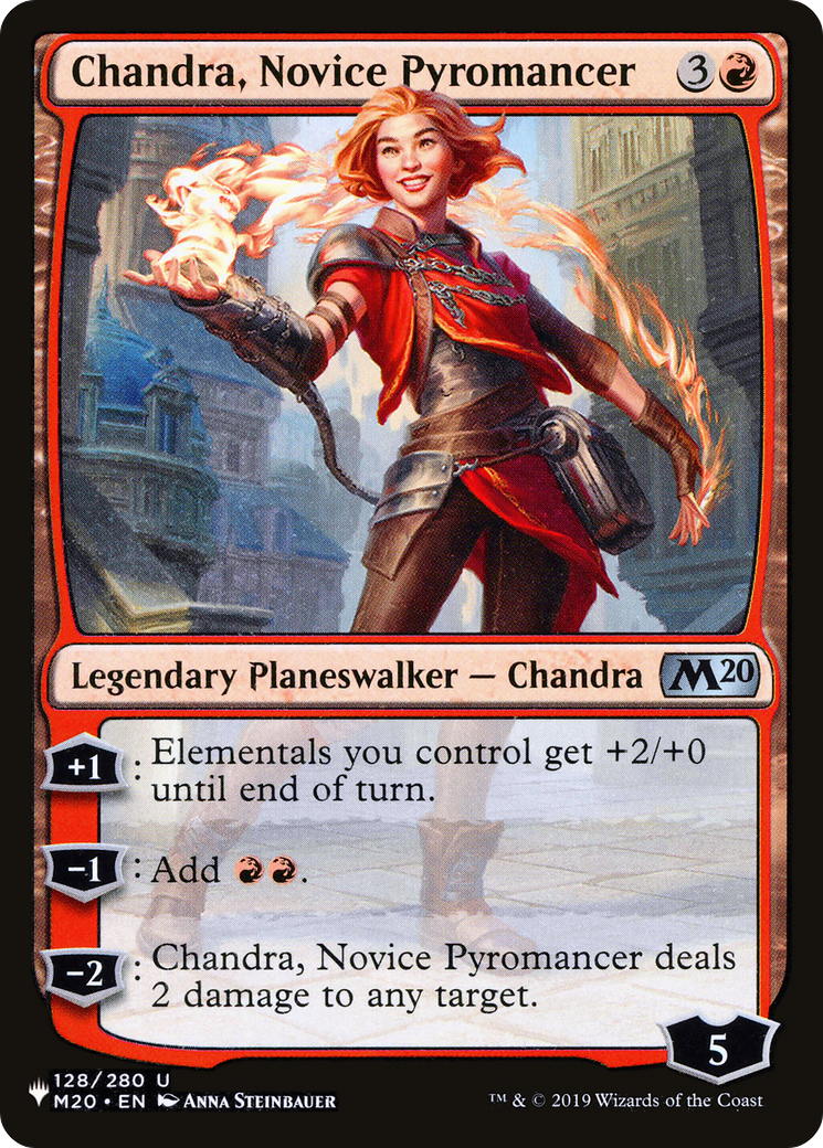 Chandra, Novice Pyromancer [The List Reprints] | GrognardGamesBatavia