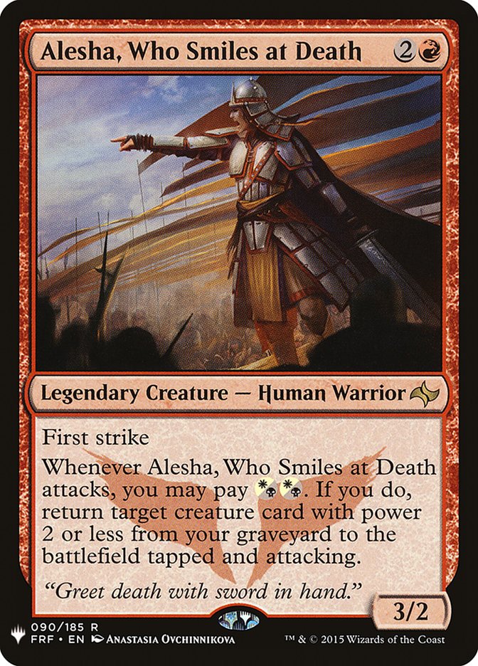 Alesha, Who Smiles at Death [The List] | GrognardGamesBatavia