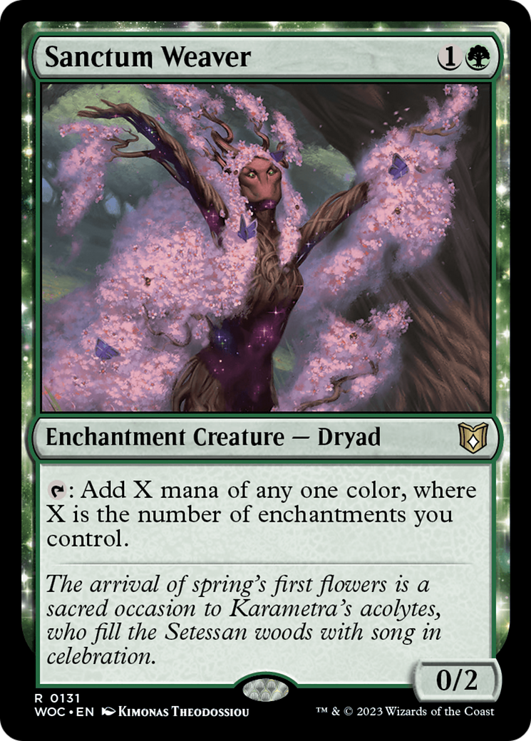 Sanctum Weaver [Wilds of Eldraine Commander] | GrognardGamesBatavia