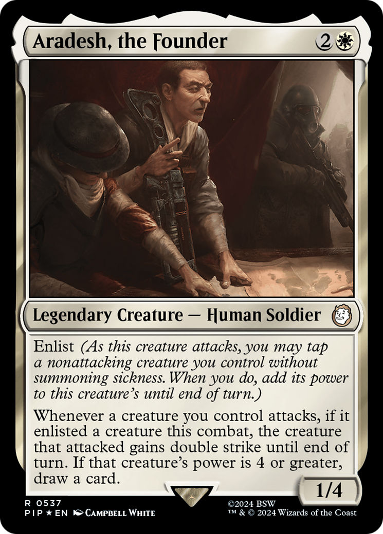 Aradesh, the Founder (Surge Foil) [Fallout] | GrognardGamesBatavia