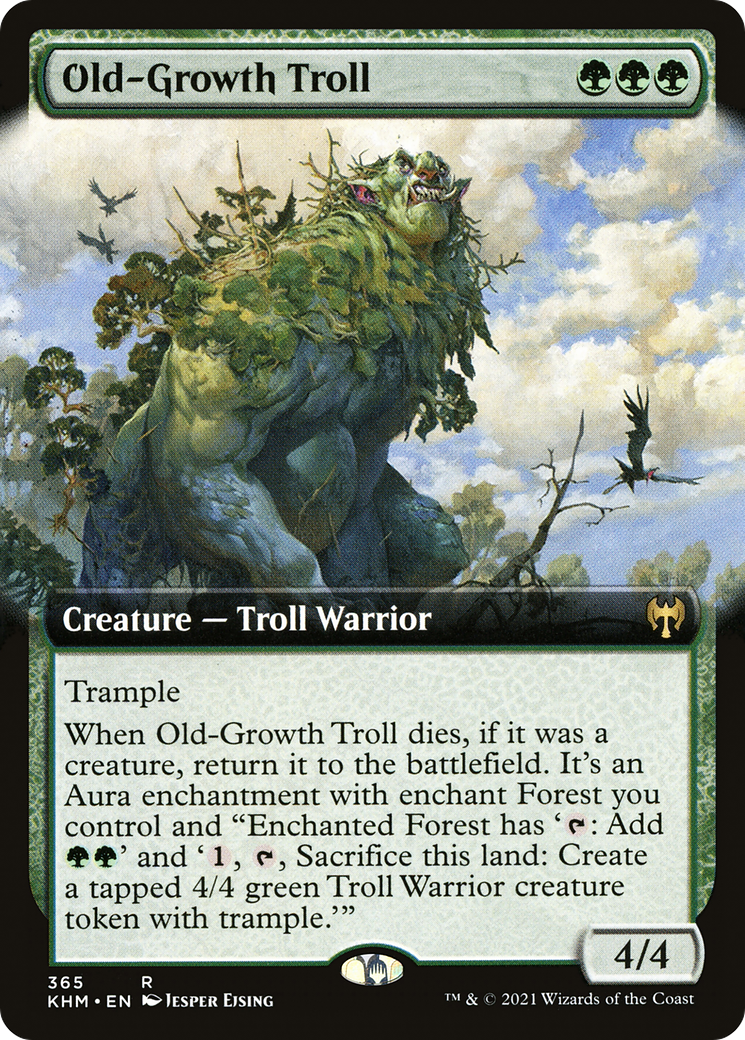 Old-Growth Troll (Extended Art) [Kaldheim] | GrognardGamesBatavia