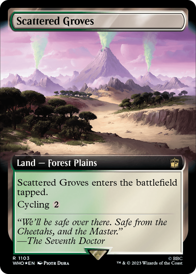 Scattered Groves (Extended Art) (Surge Foil) [Doctor Who] | GrognardGamesBatavia