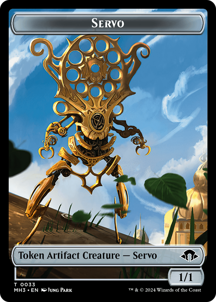 Energy Reserve (Ripple Foil) // Servo Double-Sided Token [Modern Horizons 3 Tokens] | GrognardGamesBatavia