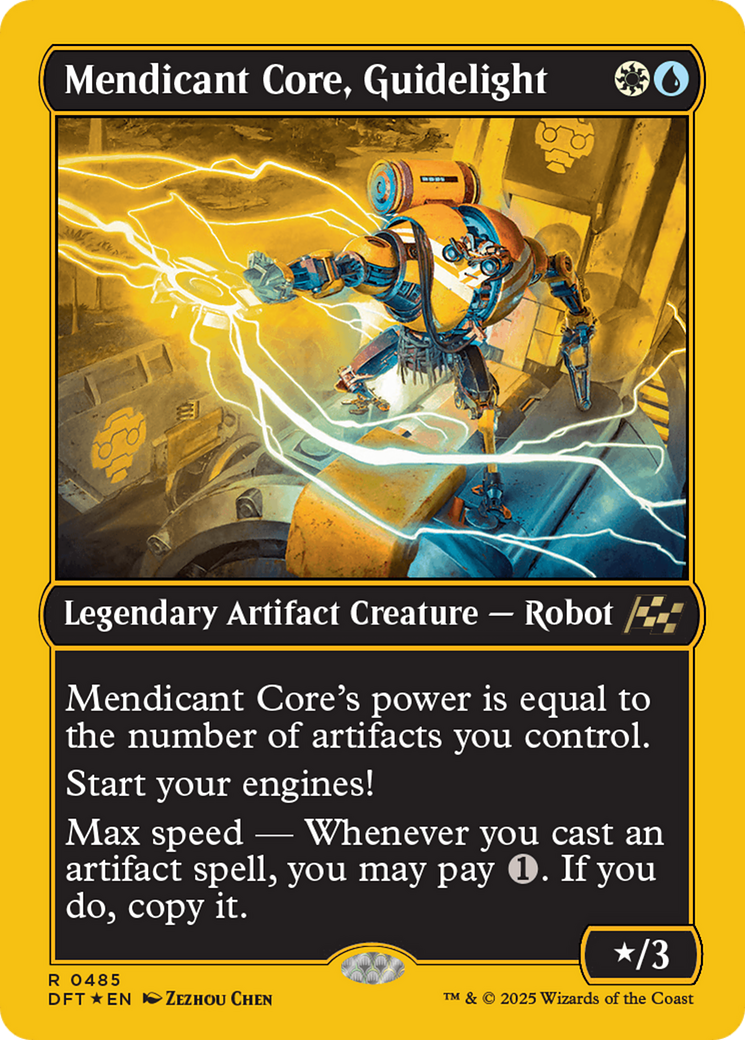 Mendicant Core, Guidelight (First-Place Foil) [Aetherdrift] | GrognardGamesBatavia