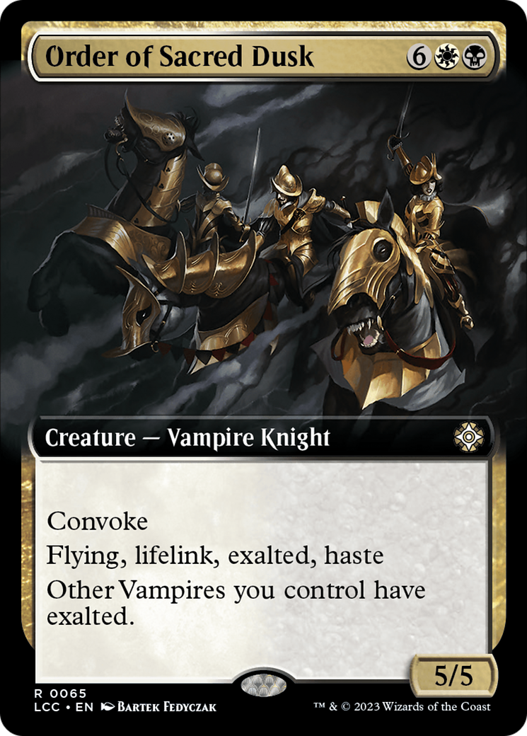 Order of Sacred Dusk (Extended Art) [The Lost Caverns of Ixalan Commander] | GrognardGamesBatavia