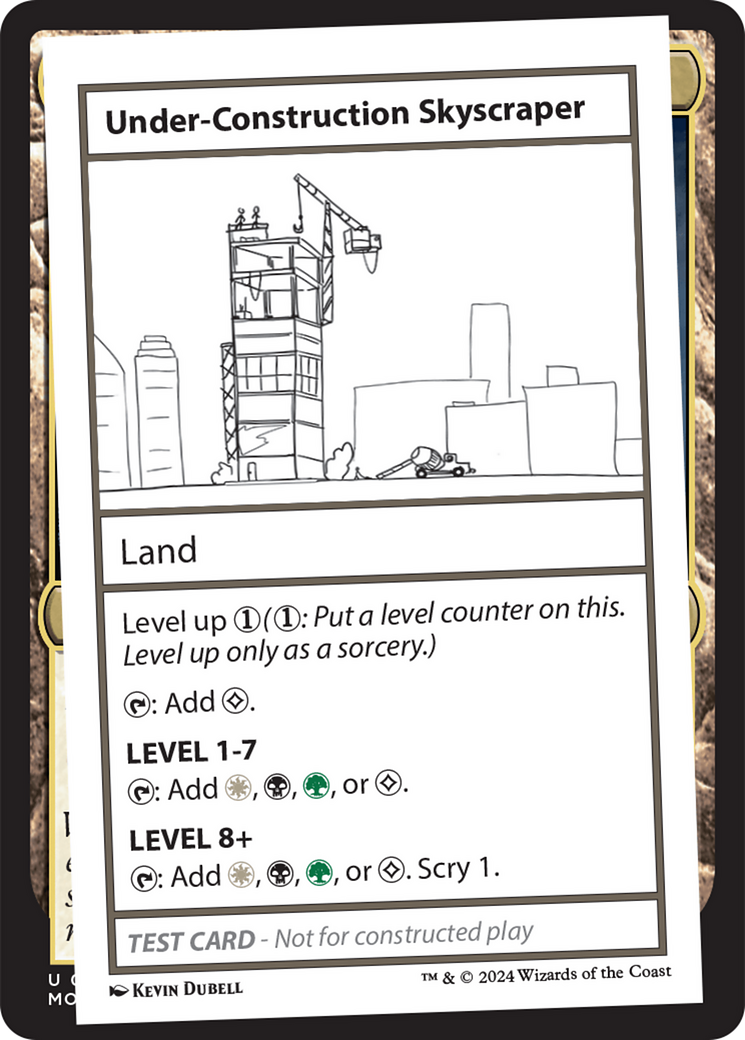 Under-Construction Skyscraper [Mystery Booster 2 Playtest Cards] | GrognardGamesBatavia