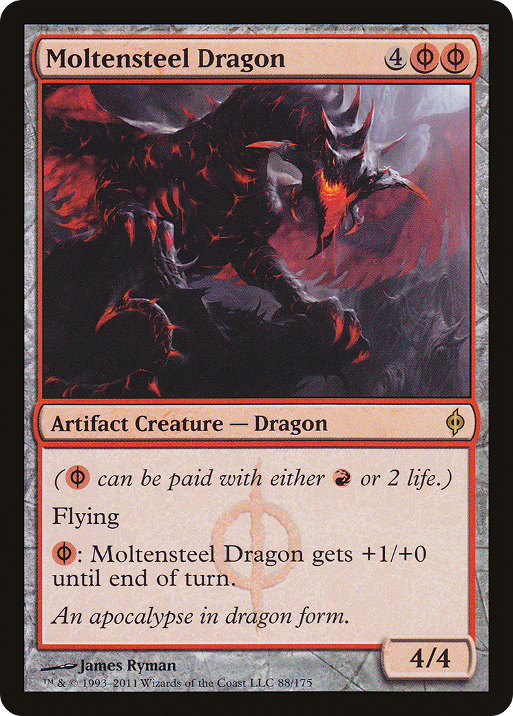 Moltensteel Dragon [New Phyrexia] | GrognardGamesBatavia