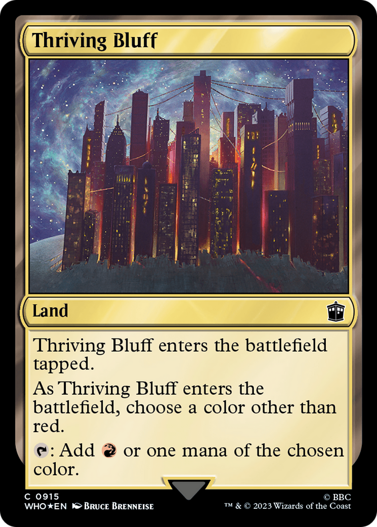 Thriving Bluff (Surge Foil) [Doctor Who] | GrognardGamesBatavia