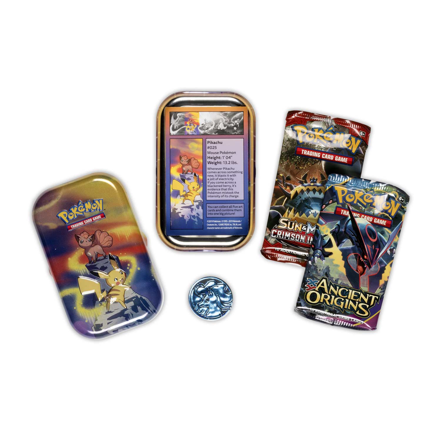 Kanto Power - Mini Collector's Tin (Pikachu & Vulpix) | GrognardGamesBatavia