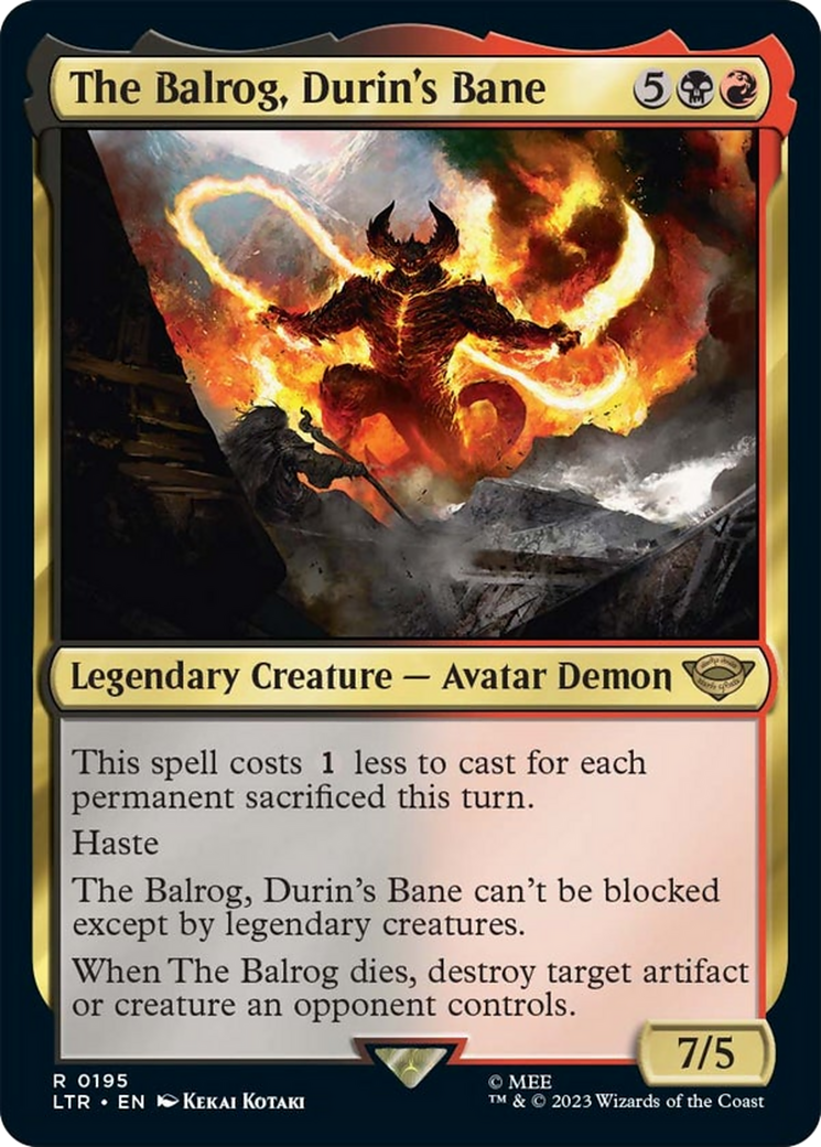 The Balrog, Durin's Bane [The Lord of the Rings: Tales of Middle-Earth] | GrognardGamesBatavia