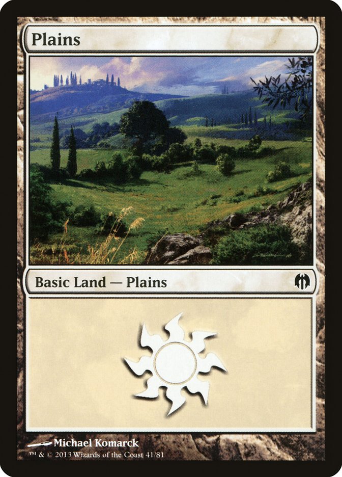 Plains (41) [Duel Decks: Heroes vs. Monsters] | GrognardGamesBatavia