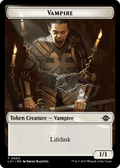 Emblem - Sorin, Lord of Innistrad // Vampire (0004) Double-Sided Token [The Lost Caverns of Ixalan Commander Tokens] | GrognardGamesBatavia