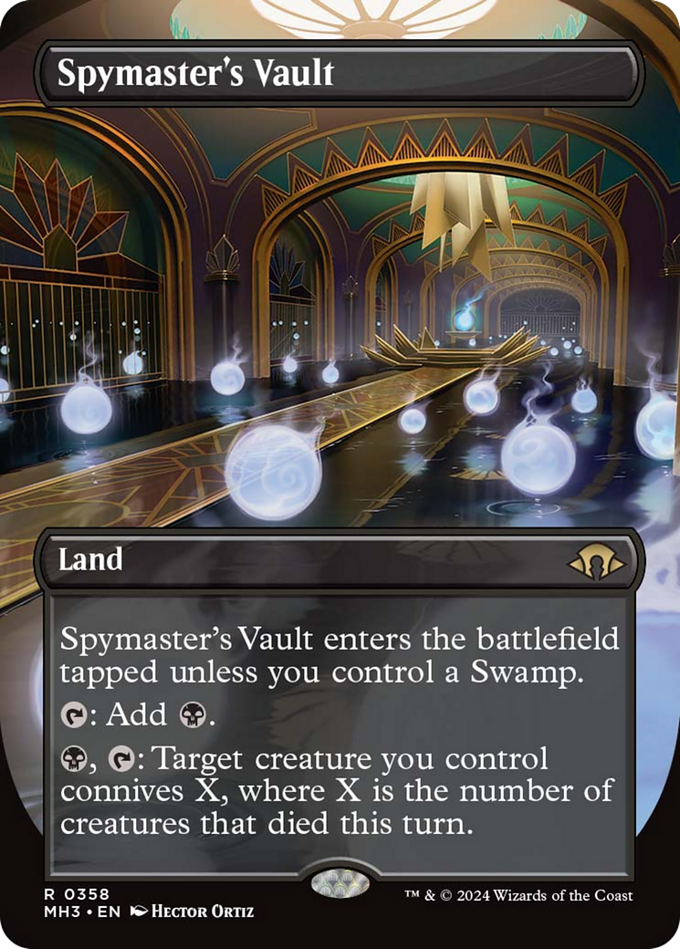 Spymaster's Vault (Borderless) [Modern Horizons 3] | GrognardGamesBatavia