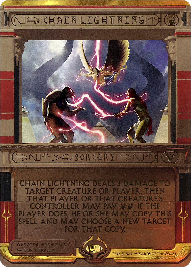 Chain Lightning (Invocation) [Amonkhet Invocations] | GrognardGamesBatavia