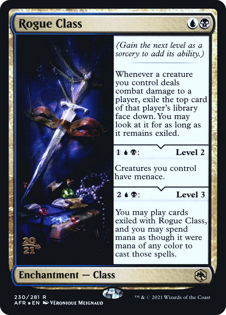 Rogue Class [Dungeons & Dragons: Adventures in the Forgotten Realms Prerelease Promos] | GrognardGamesBatavia