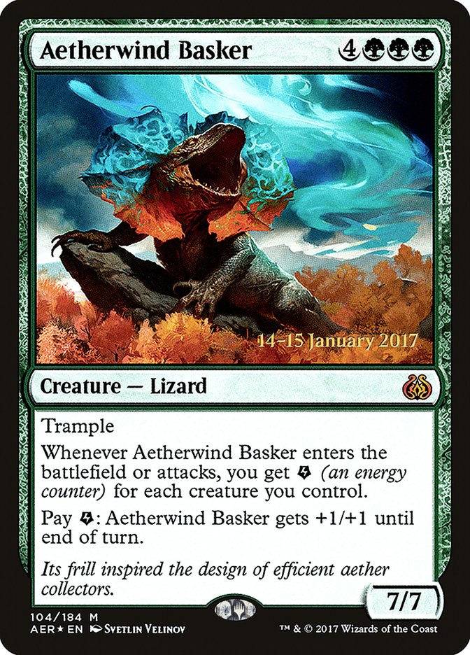 Aetherwind Basker [Aether Revolt Prerelease Promos] | GrognardGamesBatavia