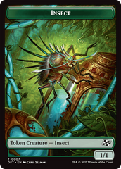 Insect // Elephant Double-Sided Token [Aetherdrift Tokens] | GrognardGamesBatavia