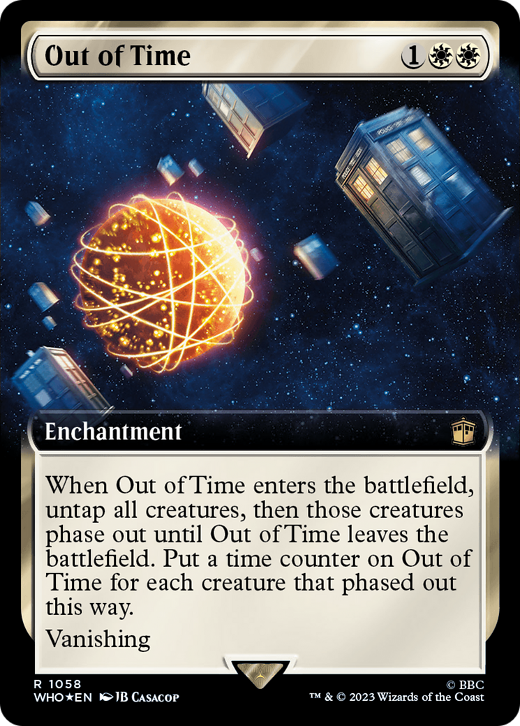 Out of Time (Extended Art) (Surge Foil) [Doctor Who] | GrognardGamesBatavia