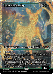 Enduring Vitality (Japan Showcase) (Fracture Foil) [Duskmourn: House of Horror] | GrognardGamesBatavia