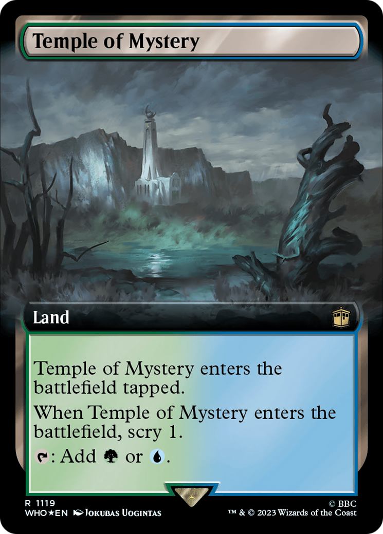 Temple of Mystery (Extended Art) (Surge Foil) [Doctor Who] | GrognardGamesBatavia