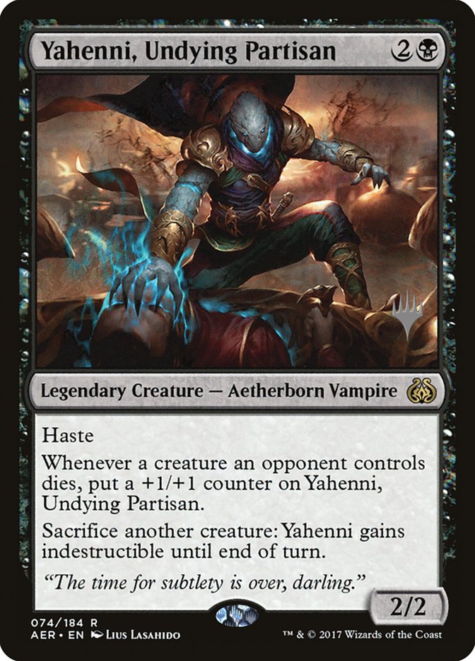 Yahenni, Undying Partisan (Promo Pack) [Aether Revolt Promos] | GrognardGamesBatavia