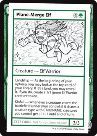 Plane-Merge Elf (2021 Edition) [Mystery Booster Playtest Cards] | GrognardGamesBatavia