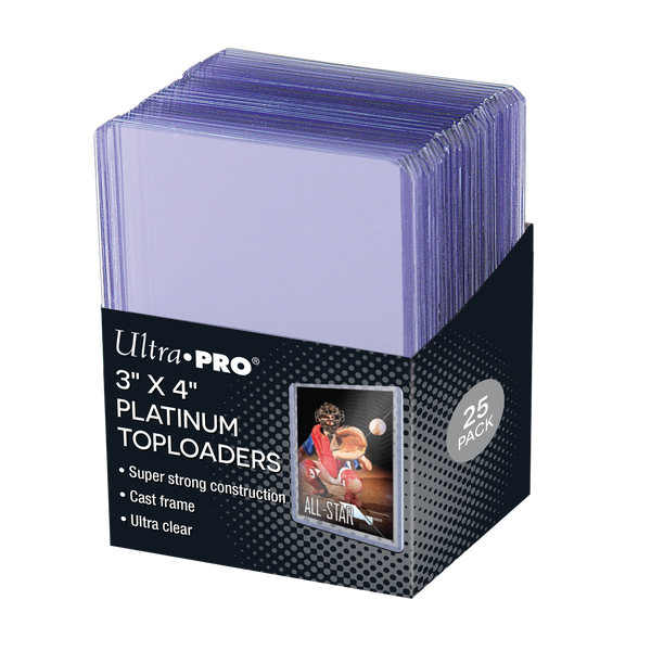 Ultra Pro 3"x4" Platinum Toploaders (25ct) | GrognardGamesBatavia