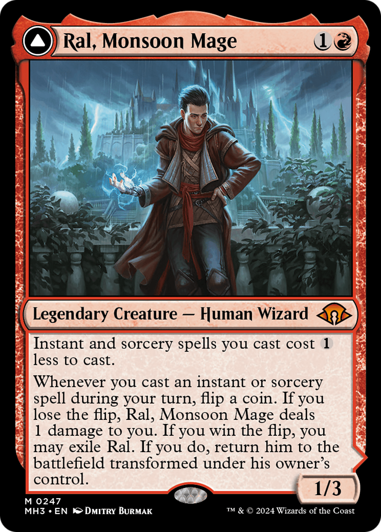 Ral, Monsoon Mage // Ral, Leyline Prodigy [Modern Horizons 3] | GrognardGamesBatavia