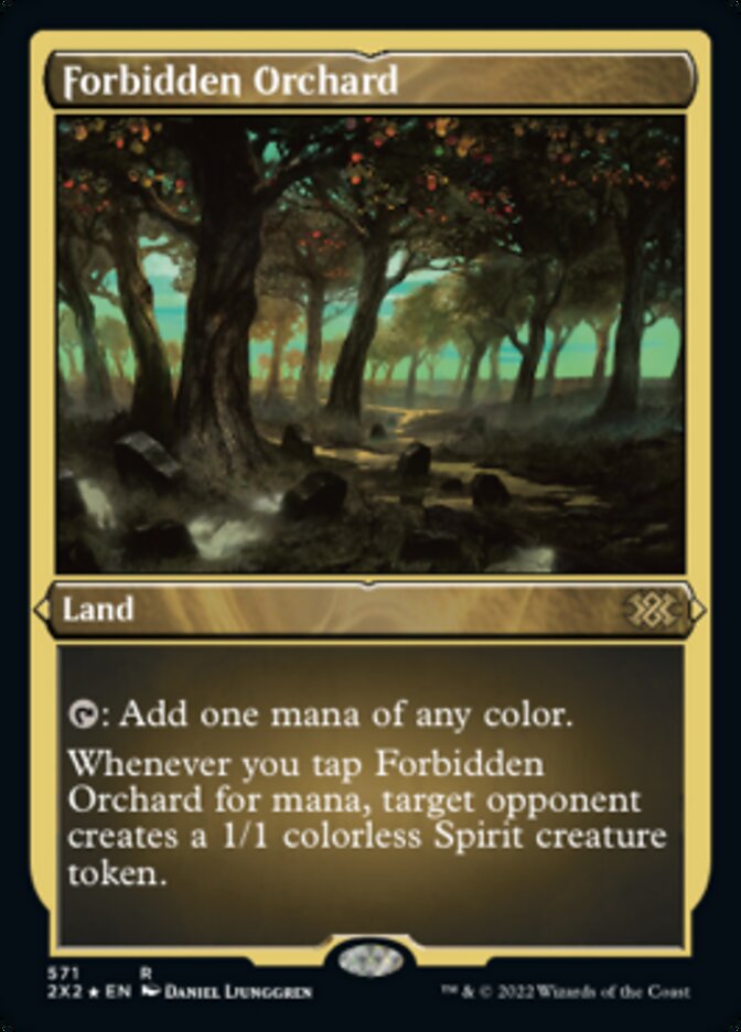 Forbidden Orchard (Foil Etched) [Double Masters 2022] | GrognardGamesBatavia