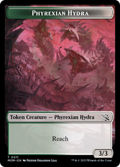 Treasure (21) // Phyrexian Hydra (11) Double-Sided Token [March of the Machine Tokens] | GrognardGamesBatavia