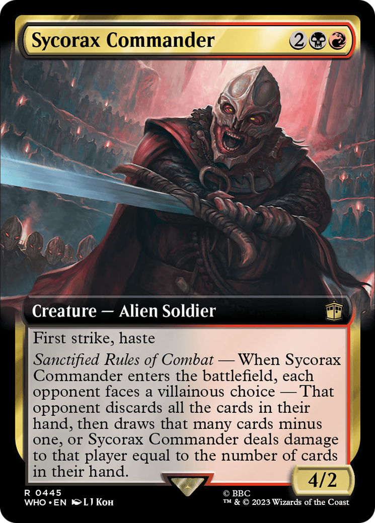 Sycorax Commander (Extended Art) [Doctor Who] | GrognardGamesBatavia