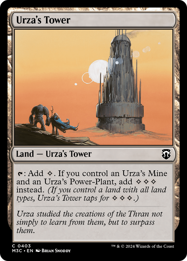 Urza's Tower (Ripple Foil) [Modern Horizons 3 Commander] | GrognardGamesBatavia