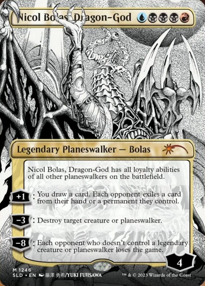 Nicol Bolas, Dragon-God (Borderless) [Secret Lair Drop Series] | GrognardGamesBatavia