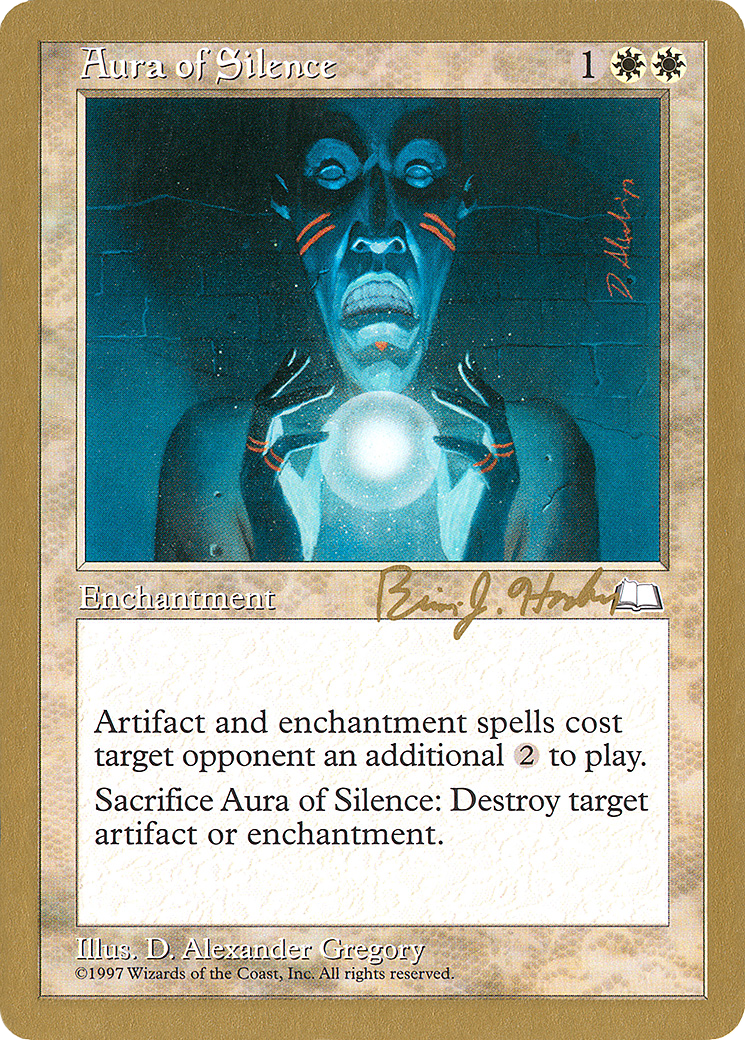 Aura of Silence (Brian Hacker) [World Championship Decks 1998] | GrognardGamesBatavia